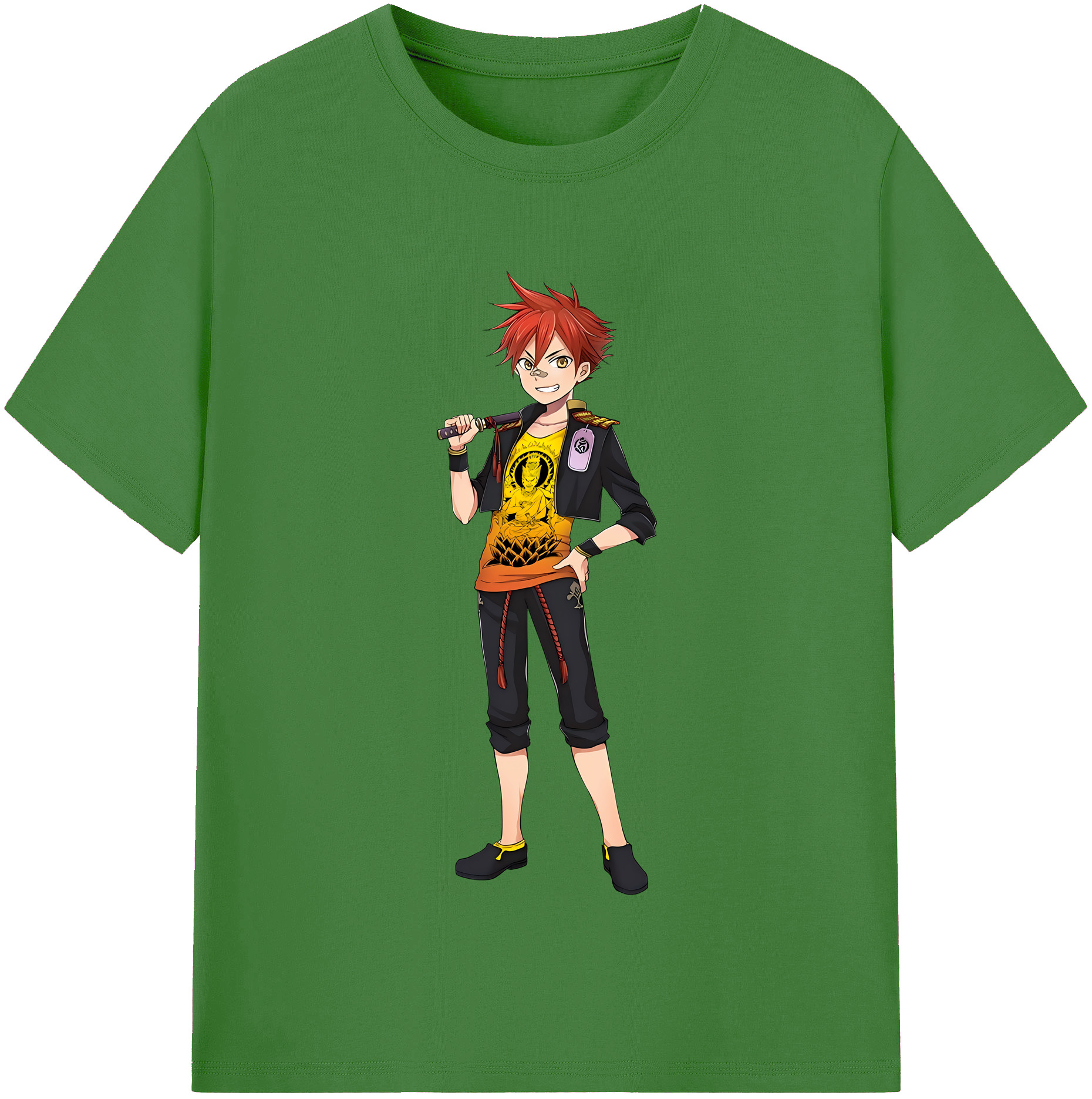 （画像用） 刀剣乱舞 Touken Ranbu レディースカジュアルプリントTシャツ（綿100％）